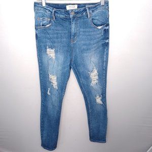 PacSun Distressed High Rise Skinniest Jeans 29